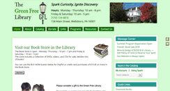 Desktop Screenshot of greenfreelibrary.org